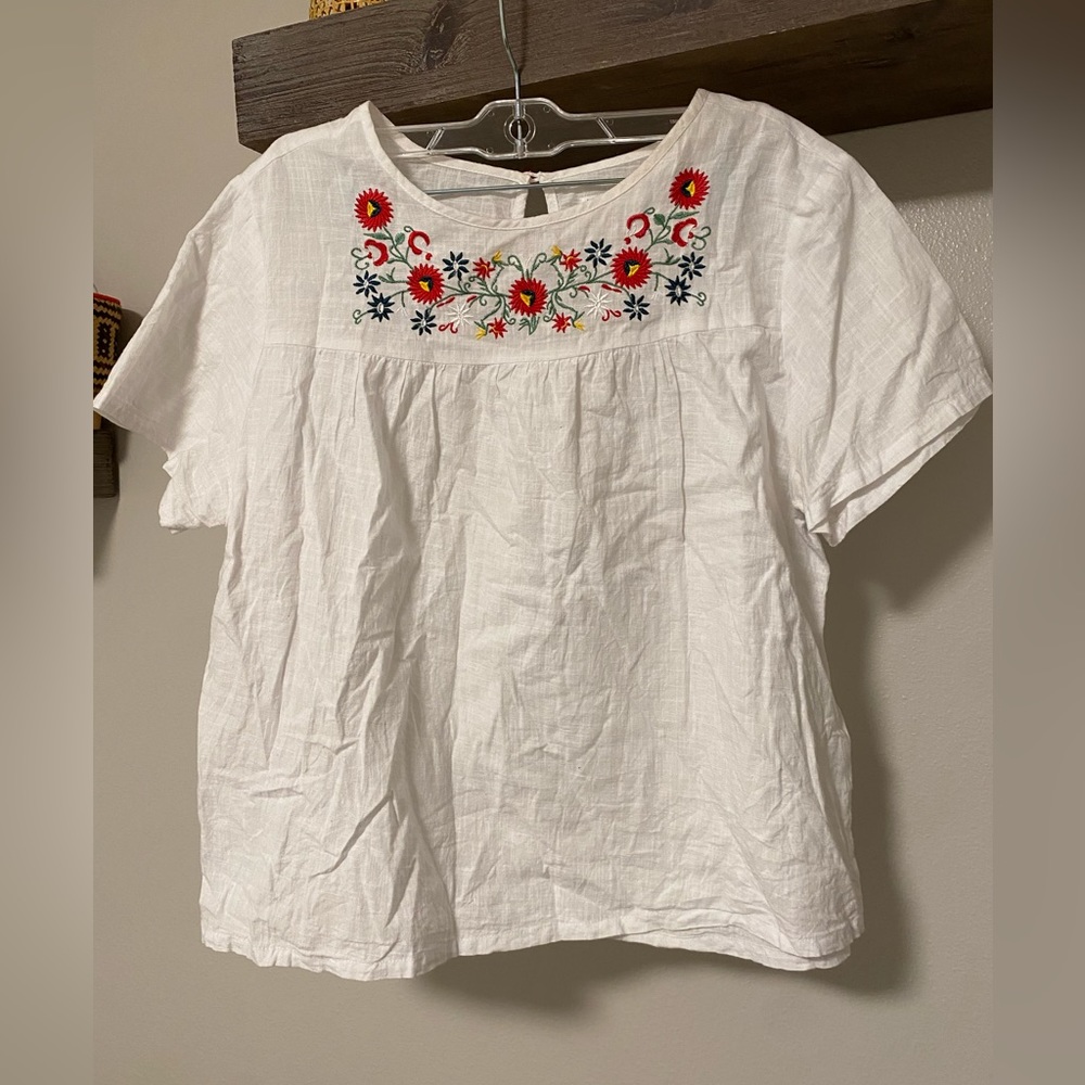 Embroidered Top